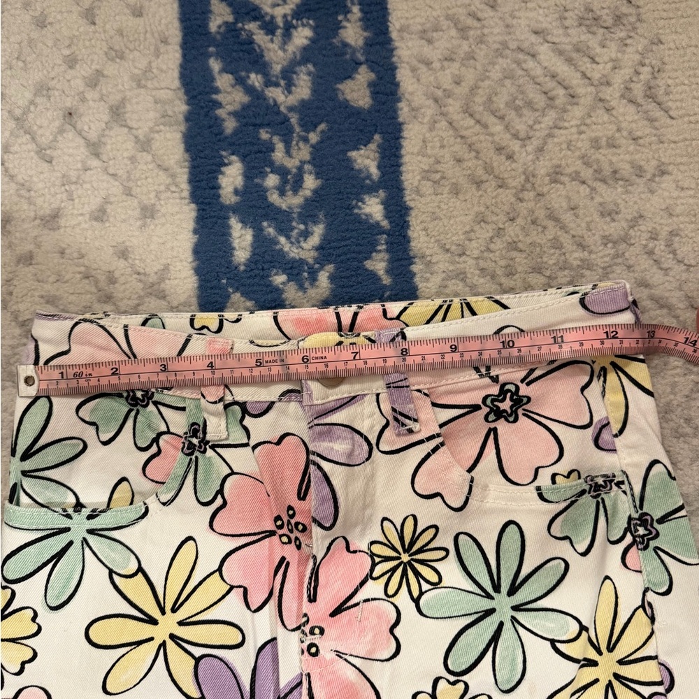 Floral Patterned Wide-Leg Pants - Picture 5 of 7